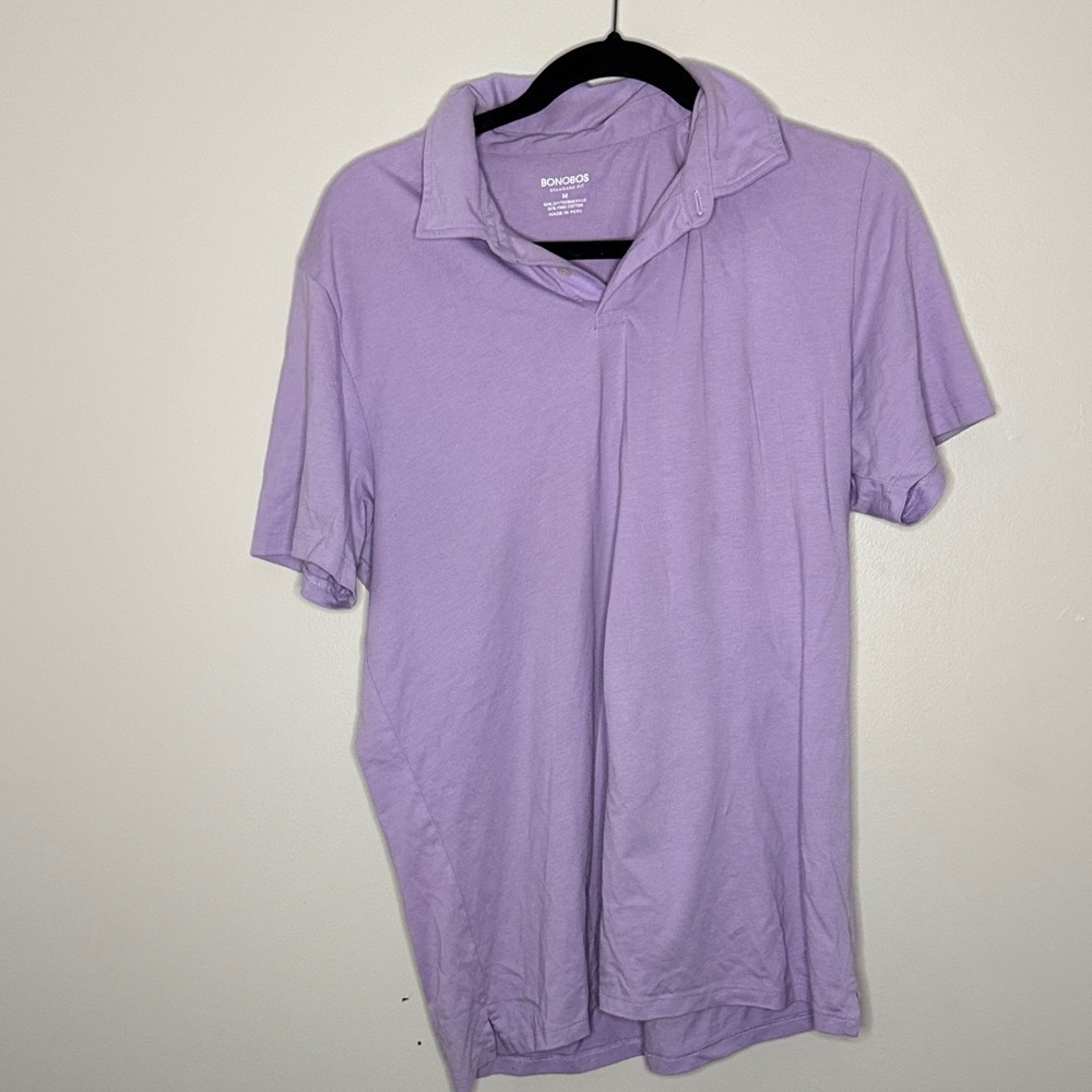 Bonobos Men's Lavender Polo Shirt